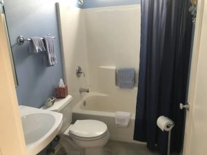 The bathroom in Bud's Room.